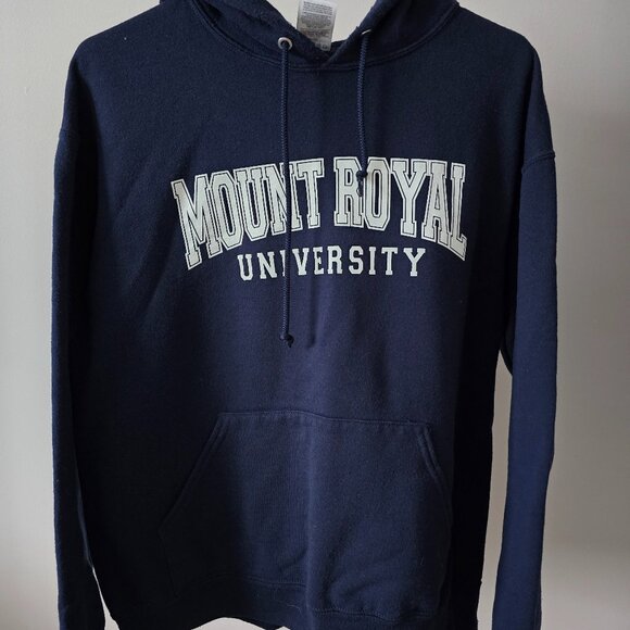 MOUNT ROYAL UNIVERSITY  MENS HOODIE - Picture 1 of 3